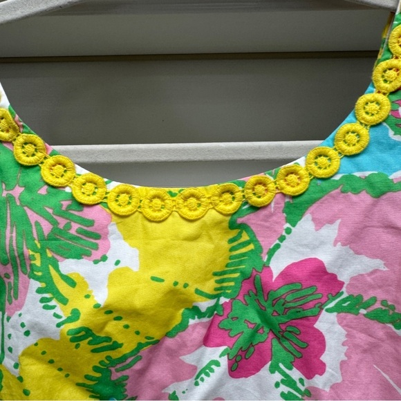 Lilly Pulitzer DELIA Shift Dress SHORELY Blue Big Flirt Pink Green Blue size 8 - Picture 8 of 16